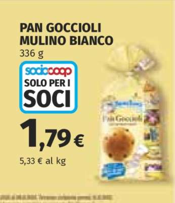 Pan Goccioli Mulino Bianco