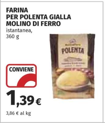 FARINA PER POLENTA GIALLA MOLINO DI FERRO