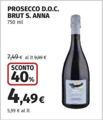 PROSECCO D.O.C. BRUT S. ANNA