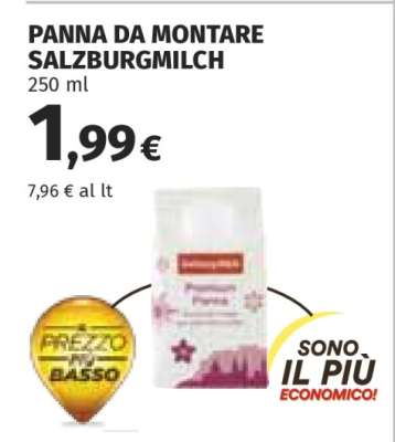 Panna da Montare SalzburgMilch