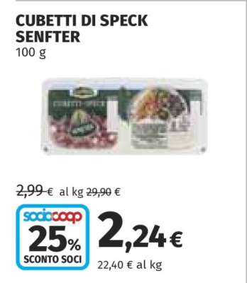 CUBETTI DI SPECK SENFTER