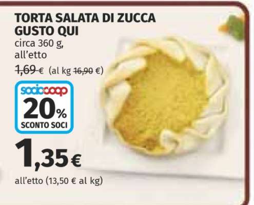 TORTA SALATA DI ZUCCA GUSTO QUI