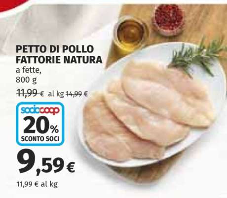 PETTO DI POLLO FATTORIE NATURA