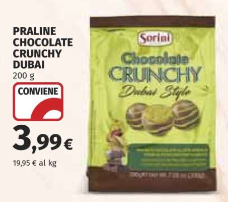 PRALINE CHOCOLATE CRUNCHY DUBAI