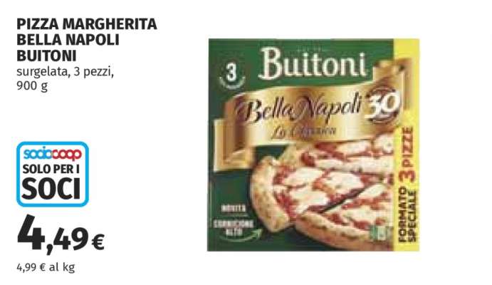 Pizza Margherita Bella Napoli Buitoni