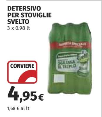 Detersivo per stoviglie Svelto