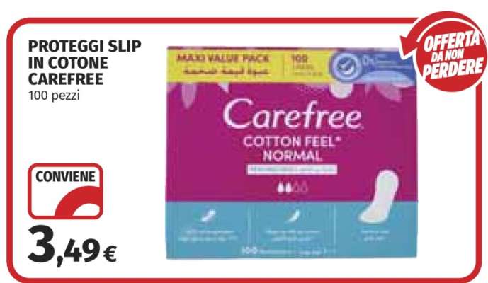 PROTEGGI SLIP IN COTONE CAREFREE