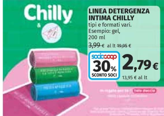 LINEA DETERSIONE INTIMA CHILLY