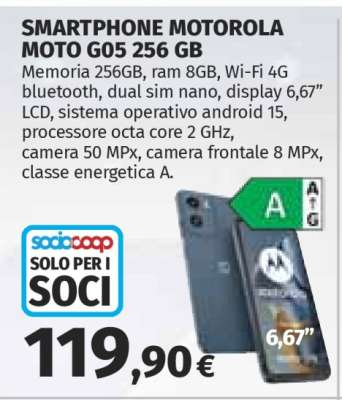 SMARTPHONE MOTOROLA MOTO G05 256 GB