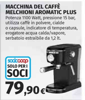 MACCHINA DEL CAFFÈ MELCHIONI AROMATIC PLUS
