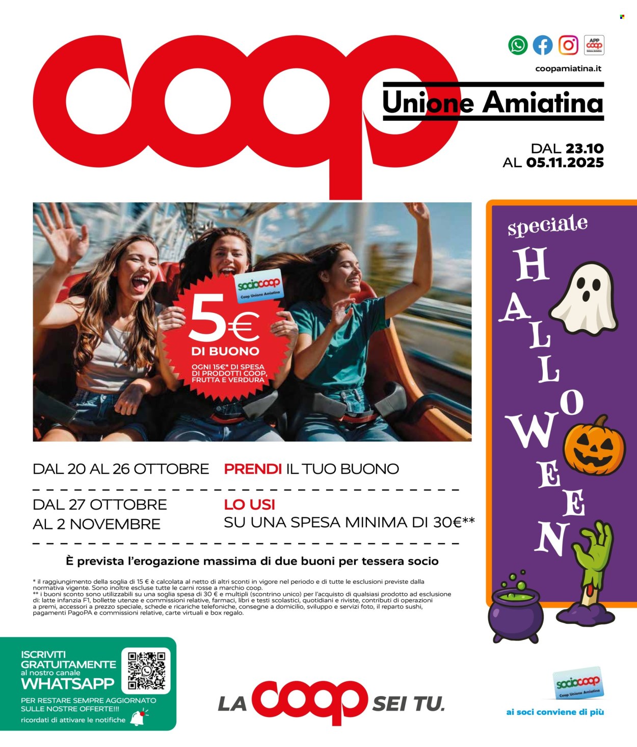 Volantino Coop - 23/10/2025 - 5/11/2025. Pagina 1