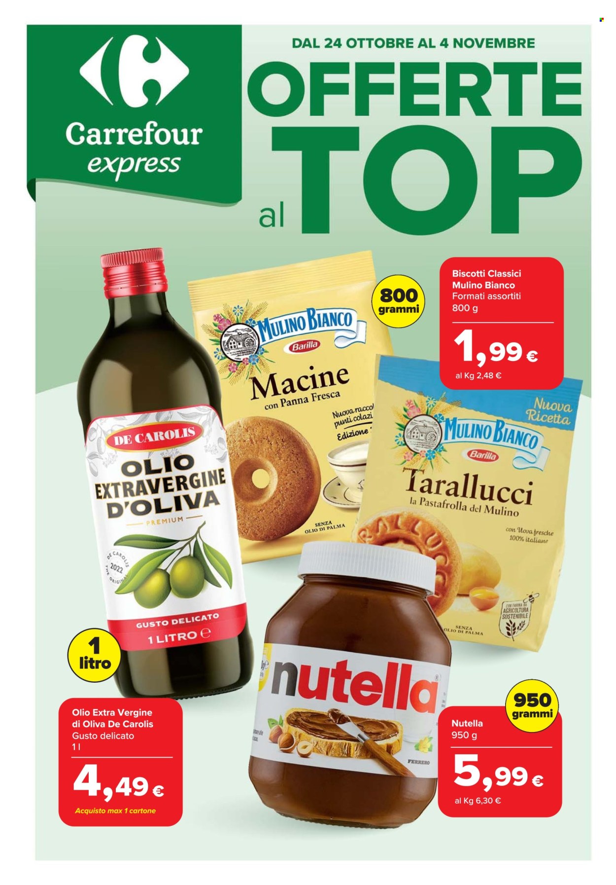 Volantino Carrefour - 24/10/2025 - 4/11/2025. Pagina 1