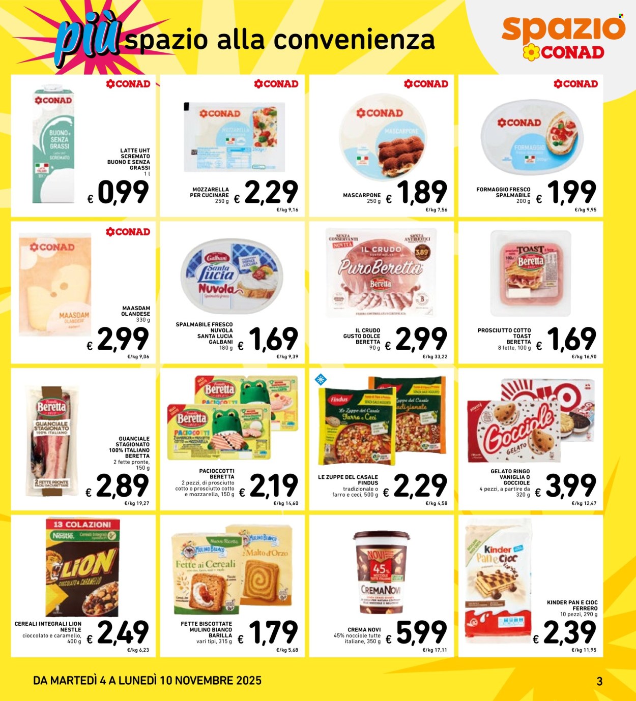 Volantino Spazio Conad - 4/11/2025 - 10/11/2025. Pagina 3