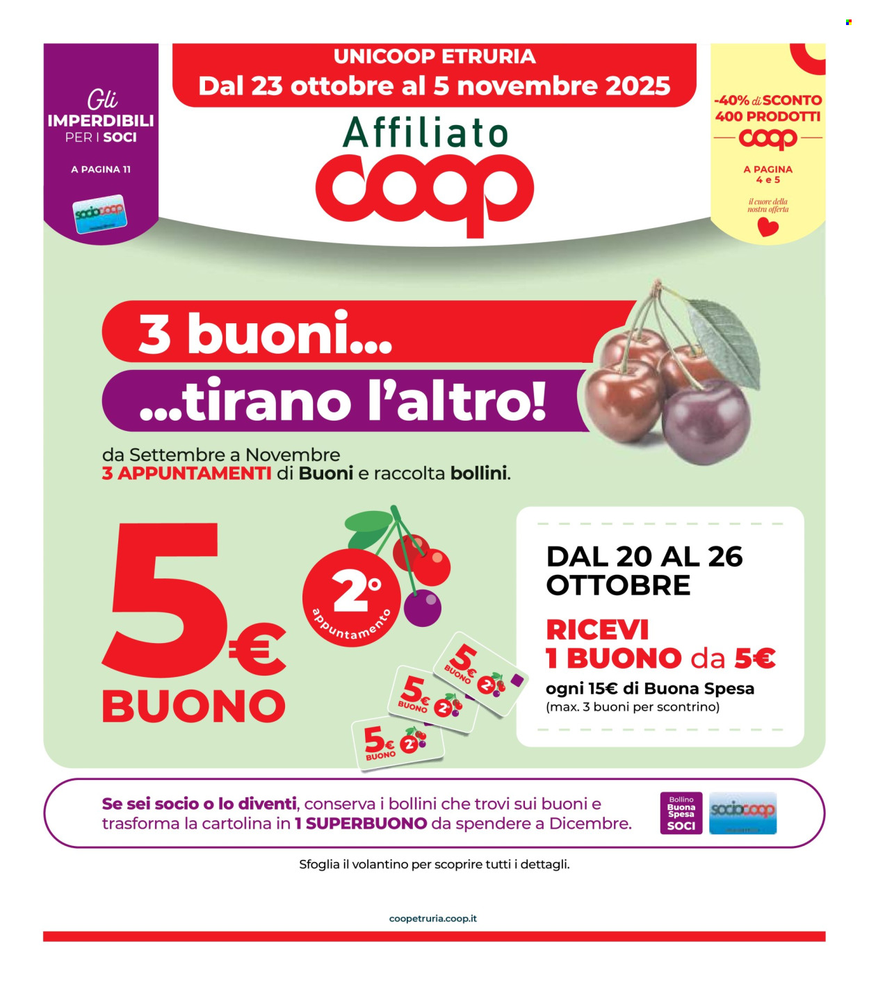 Volantino Coop - 23/10/2025 - 5/11/2025. Pagina 1