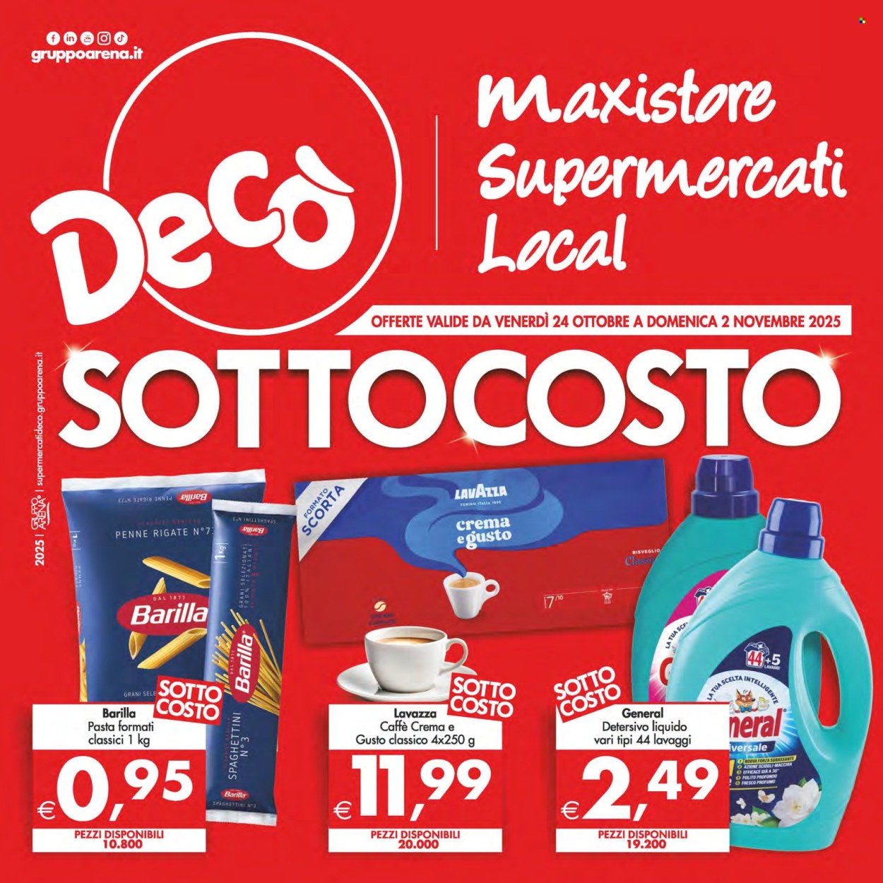 Volantino Deco - 24/10/2025 - 2/11/2025. Pagina 1