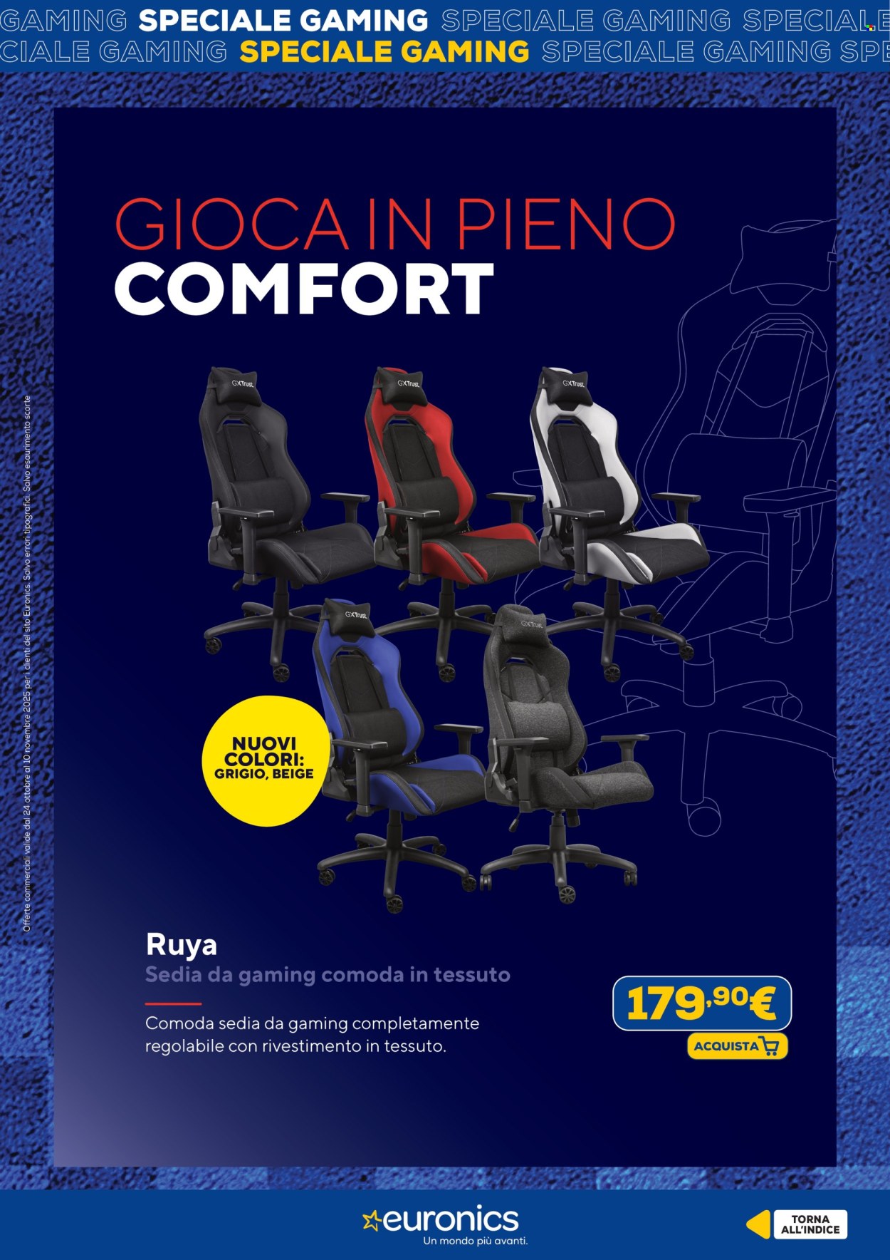 Volantino Euronics - 24/10/2025 - 10/11/2025. Pagina 9