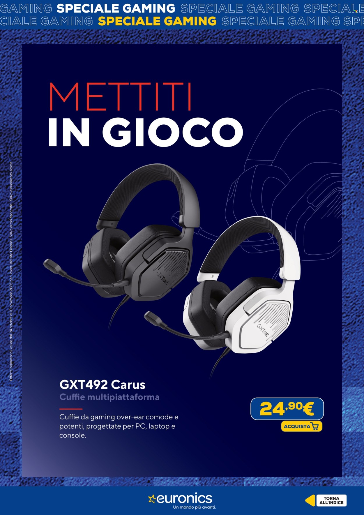 Volantino Euronics - 24/10/2025 - 10/11/2025. Pagina 10