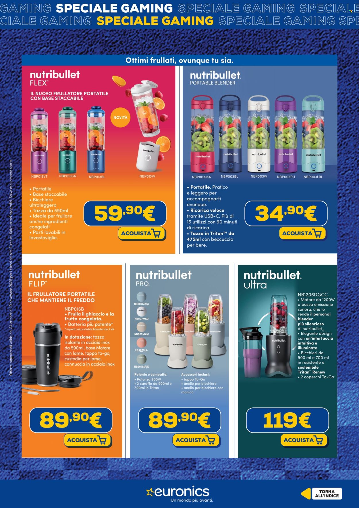 Volantino Euronics - 24/10/2025 - 10/11/2025. Pagina 21
