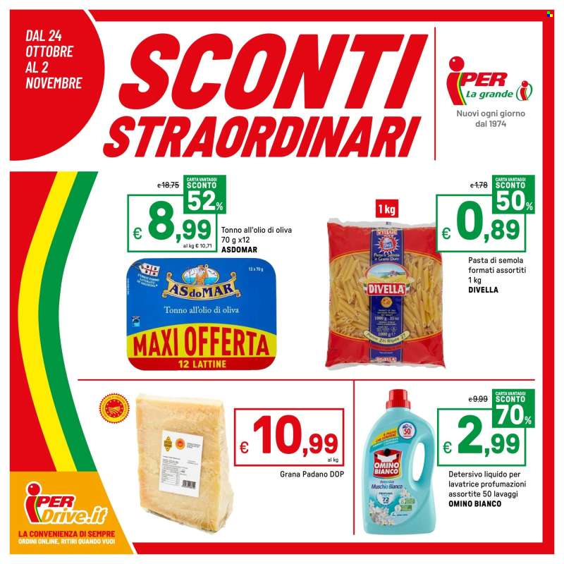 Volantino Iper, La grande i - 24/10/2025 - 2/11/2025.