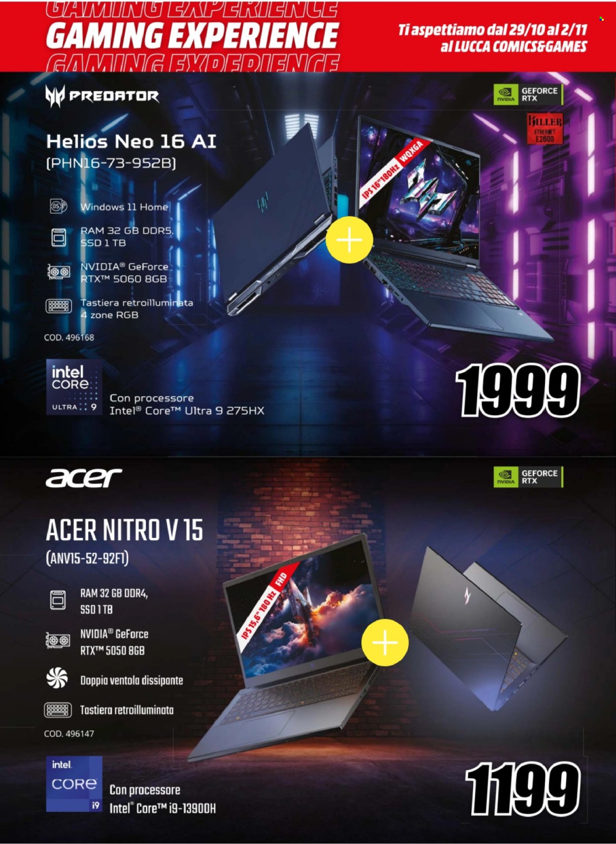 Volantino MediaWorld - 24/10/2025 - 2/11/2025. Pagina 2