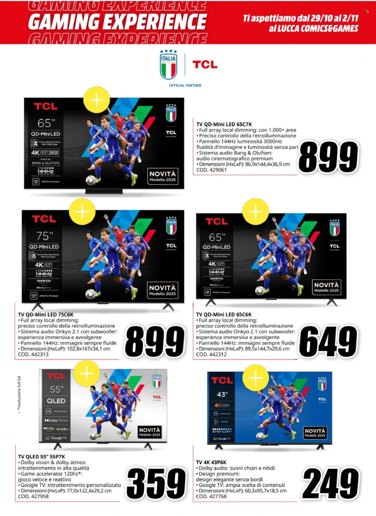 Volantino MediaWorld - 24/10/2025 - 2/11/2025. Pagina 4