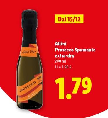 Allini Prosecco Spumante extra-dry