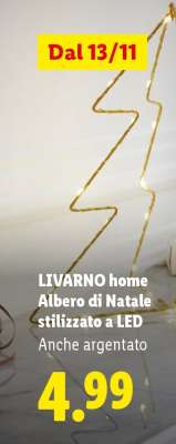 LIVARNO home Albero di Natale stilizzato a LED