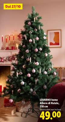LIVARNO home Albero di Natale, 210 cm