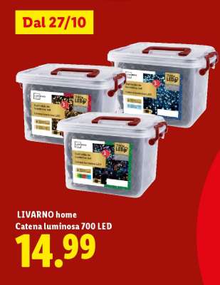 LIVARNO home Catena luminosa 700 LED