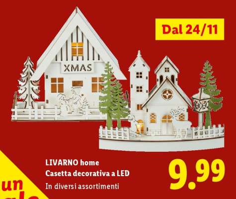 LIVARNO home Casetta decorativa a LED