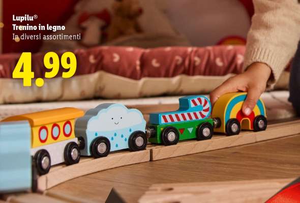 Lupilu® Trenino in legno