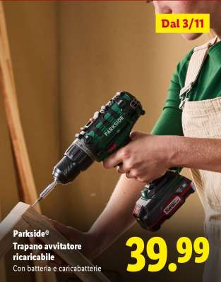 PARKSIDE Trapano avvitatore ricaricabile