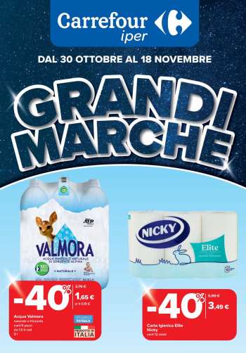 Volantino Carrefour - 30/10/2025 - 18/11/2025.