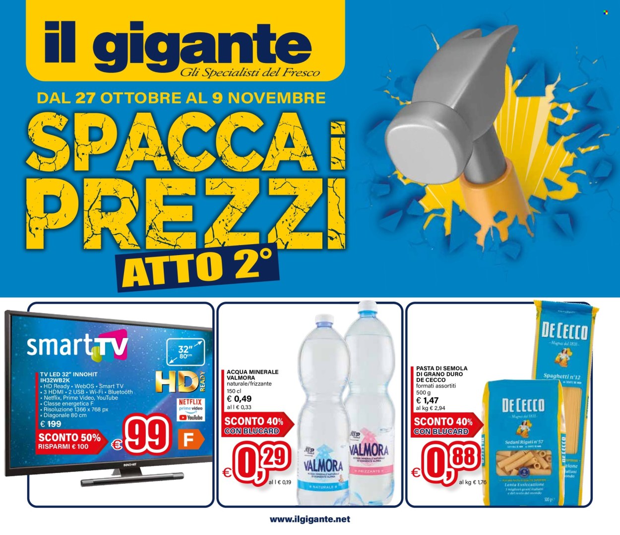 Volantino Il Gigante - 27/10/2025 - 9/11/2025. Pagina 1