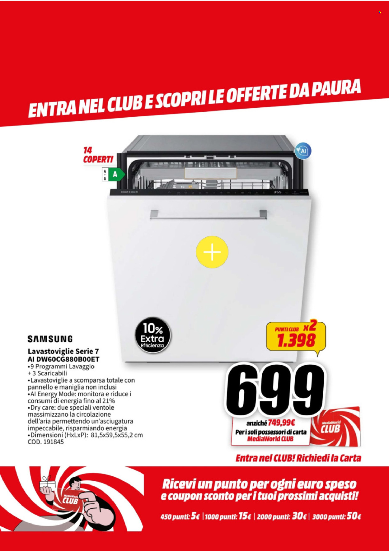 Volantino MediaWorld - 27/10/2025 - 31/10/2025. Pagina 52