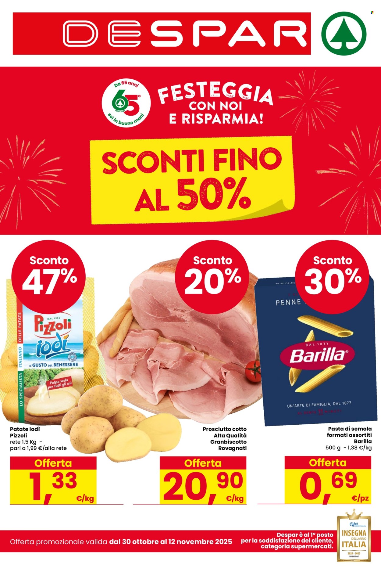 Volantino Despar - 30/10/2025 - 12/11/2025. Pagina 1