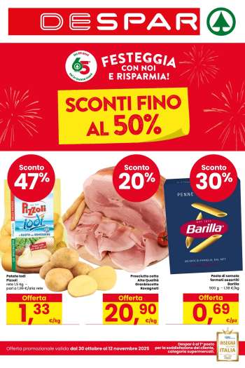 Volantino Despar - 30/10/2025 - 12/11/2025.