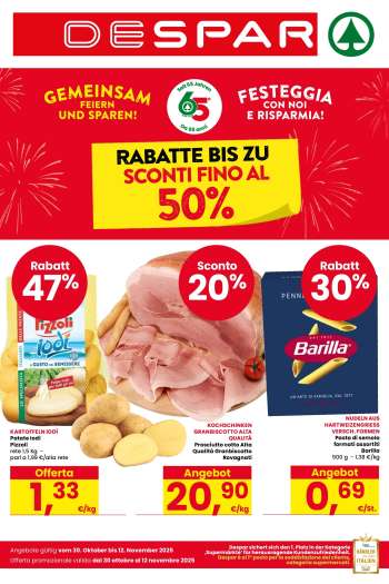 Volantino Despar - 30/10/2025 - 12/11/2025.
