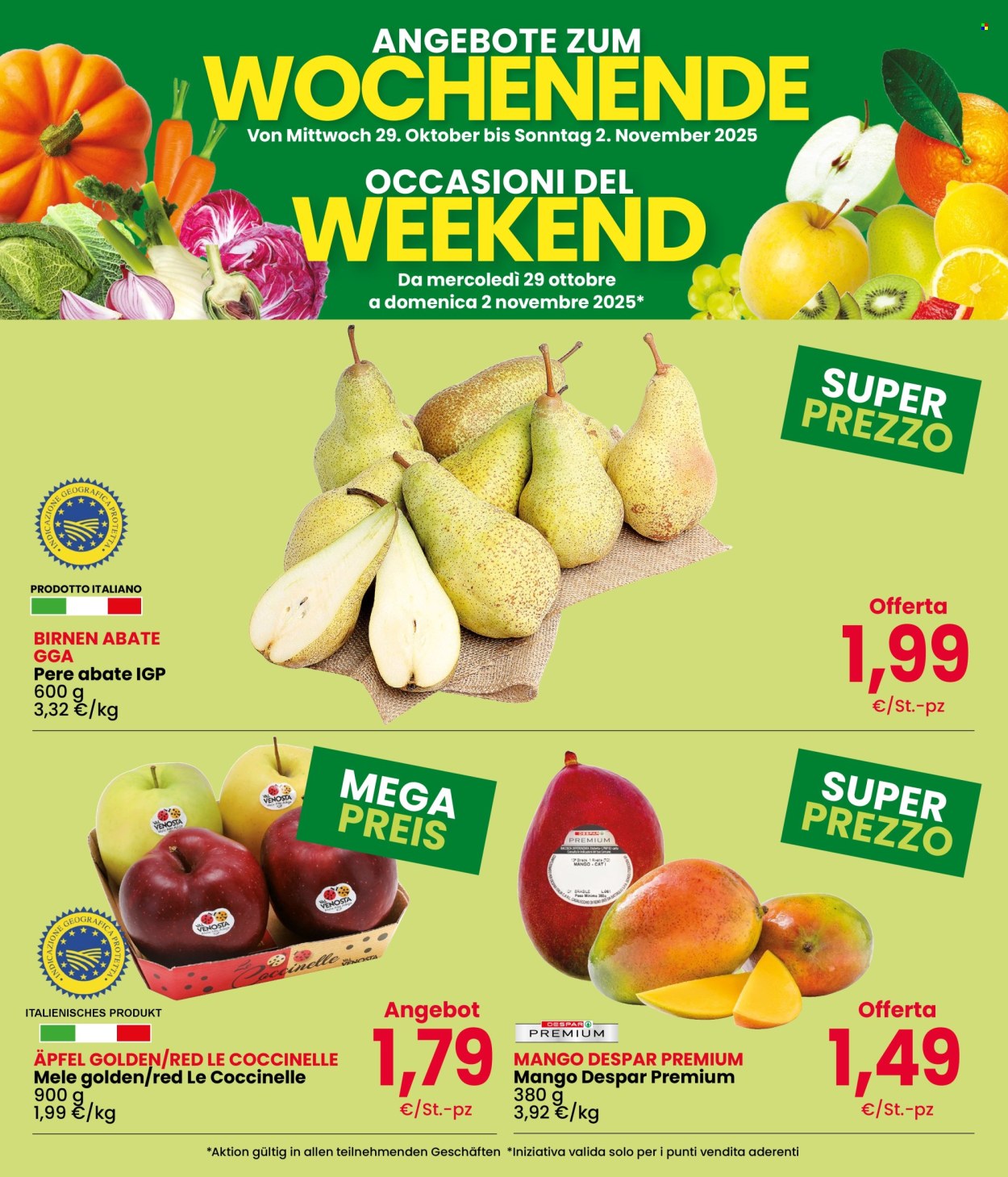 Volantino Eurospar - 29/10/2025 - 2/11/2025. Pagina 2