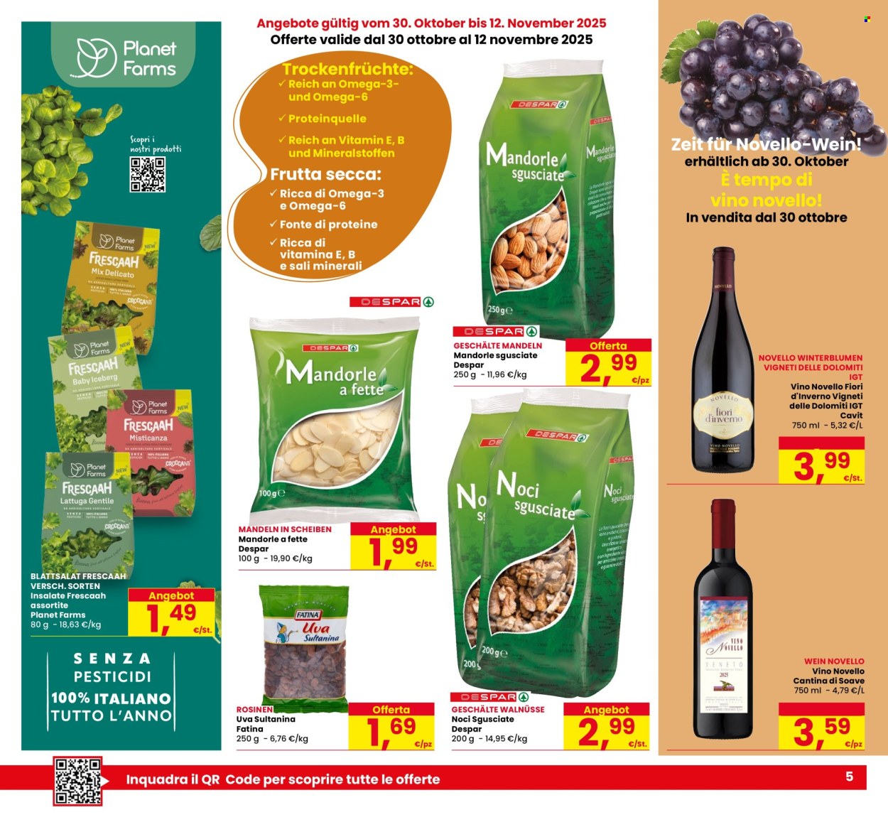 Volantino Eurospar - 30/10/2025 - 12/11/2025. Pagina 5