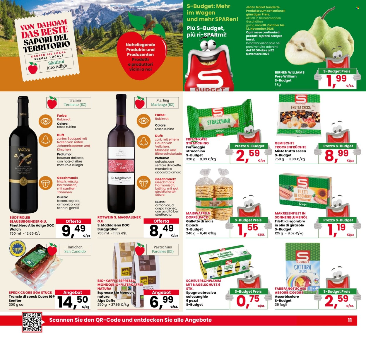 Volantino Eurospar - 30/10/2025 - 12/11/2025. Pagina 11