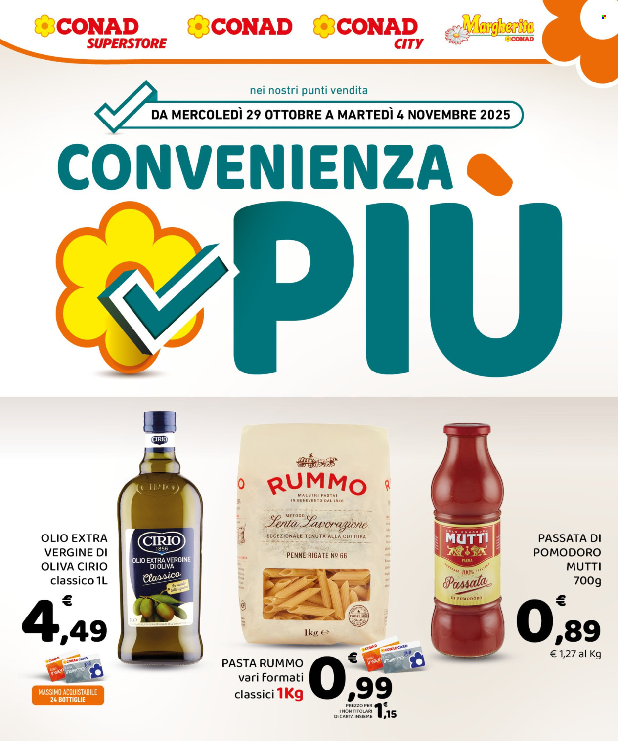 Volantino Conad - 29/10/2025 - 4/11/2025. Pagina 1