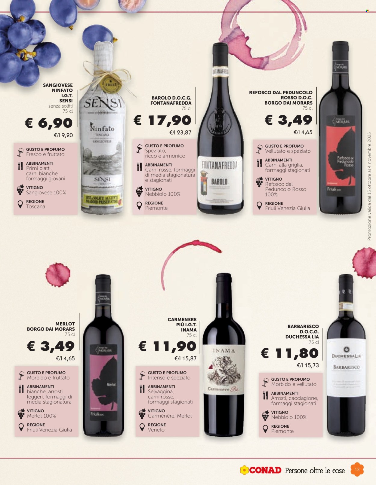Volantino Conad - 15/10/2025 - 4/11/2025. Pagina 13