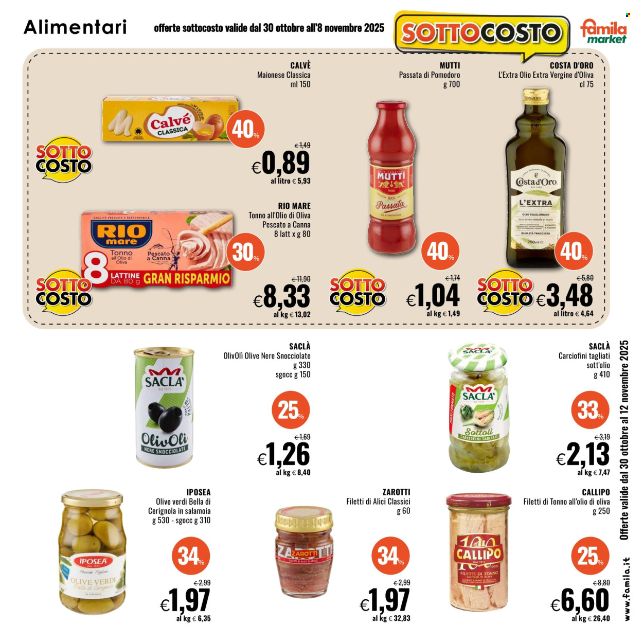 Volantino Famila - 30/10/2025 - 12/11/2025. Pagina 7