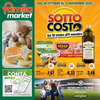 Volantino Famila - 30/10/2025 - 12/11/2025.