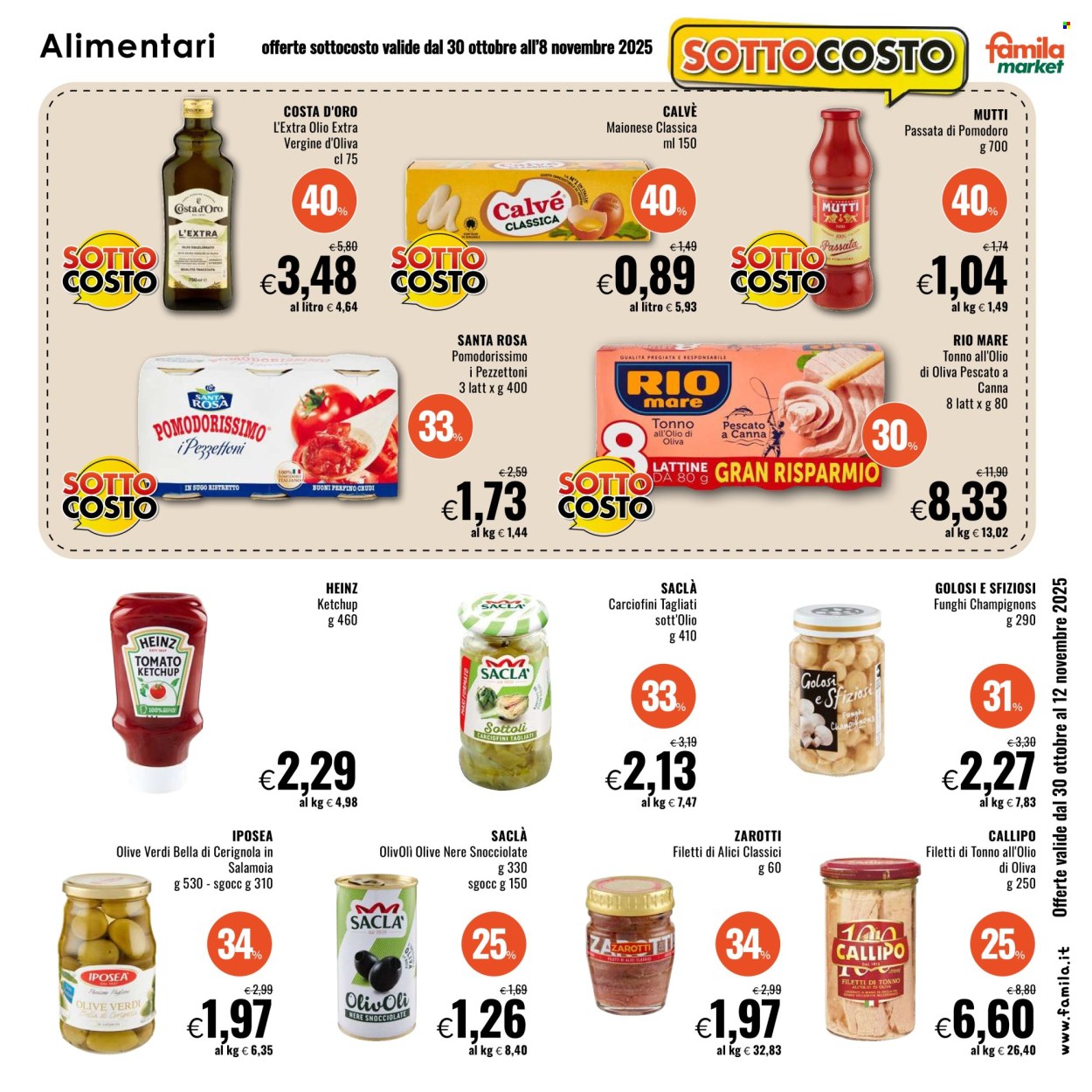 Volantino Famila - 30/10/2025 - 12/11/2025. Pagina 7