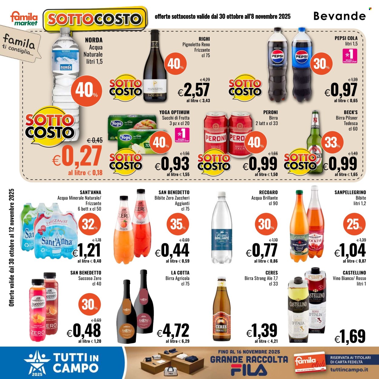 Volantino Famila - 30/10/2025 - 12/11/2025. Pagina 8