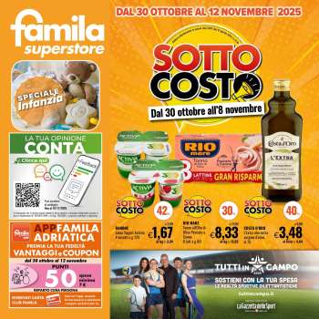 Volantino Famila - 30/10/2025 - 12/11/2025.