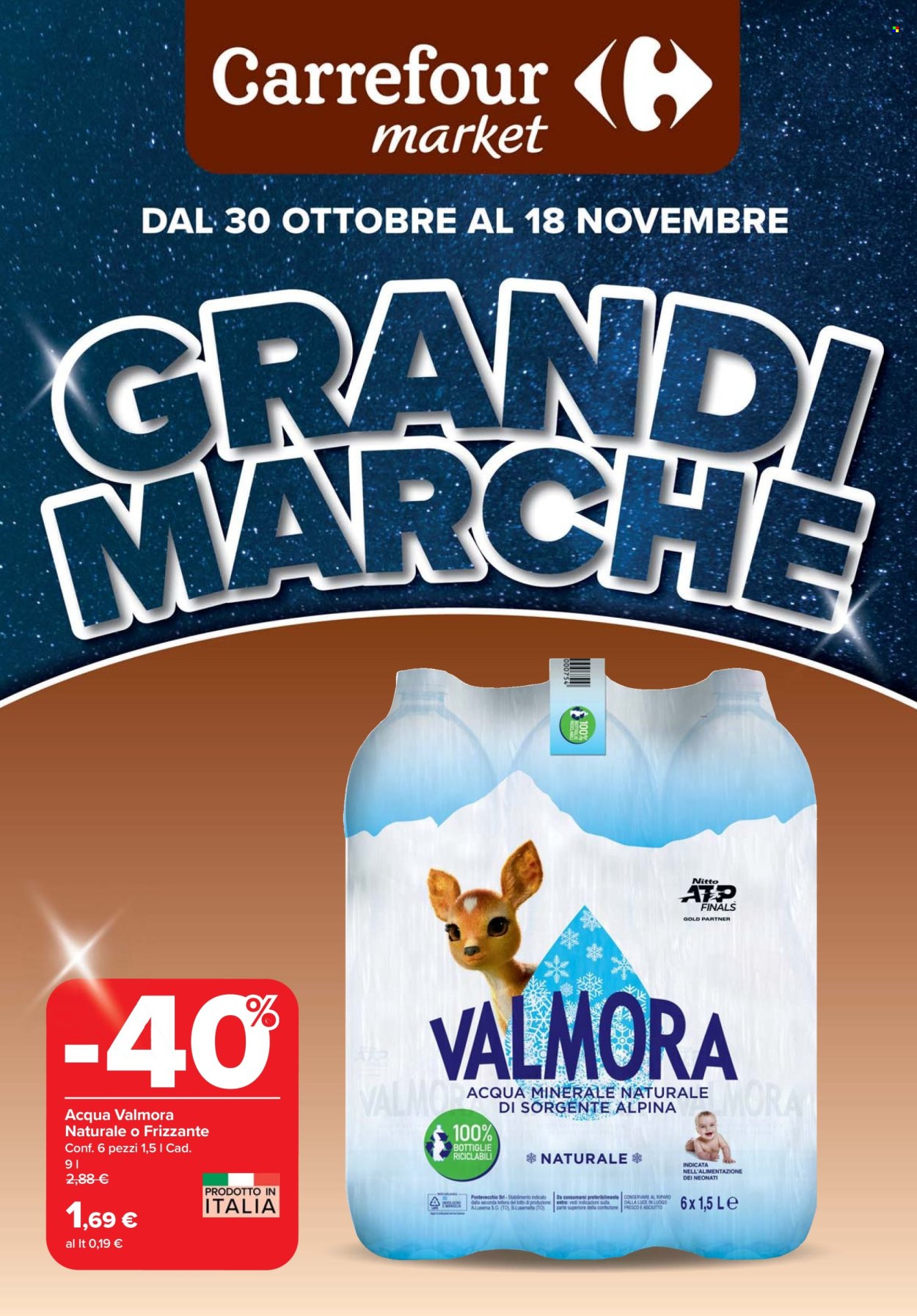 Volantino Carrefour - 30/10/2025 - 18/11/2025. Pagina 1
