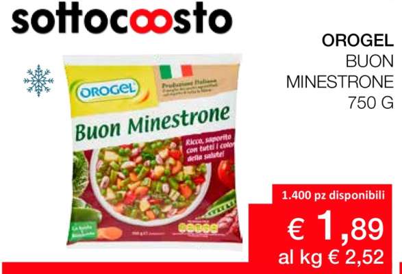 OROGEL BUON MINESTRONE 750 G